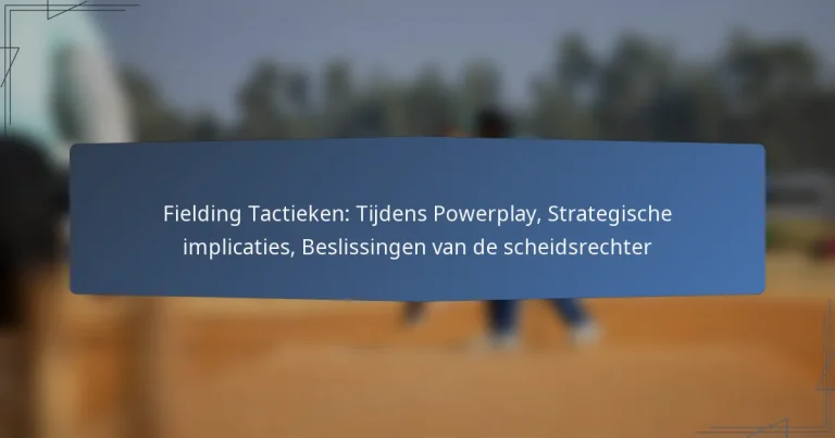 Fielding Tactieken: Tijdens Powerplay, Strategische implicaties, Beslissingen van de scheidsrechter